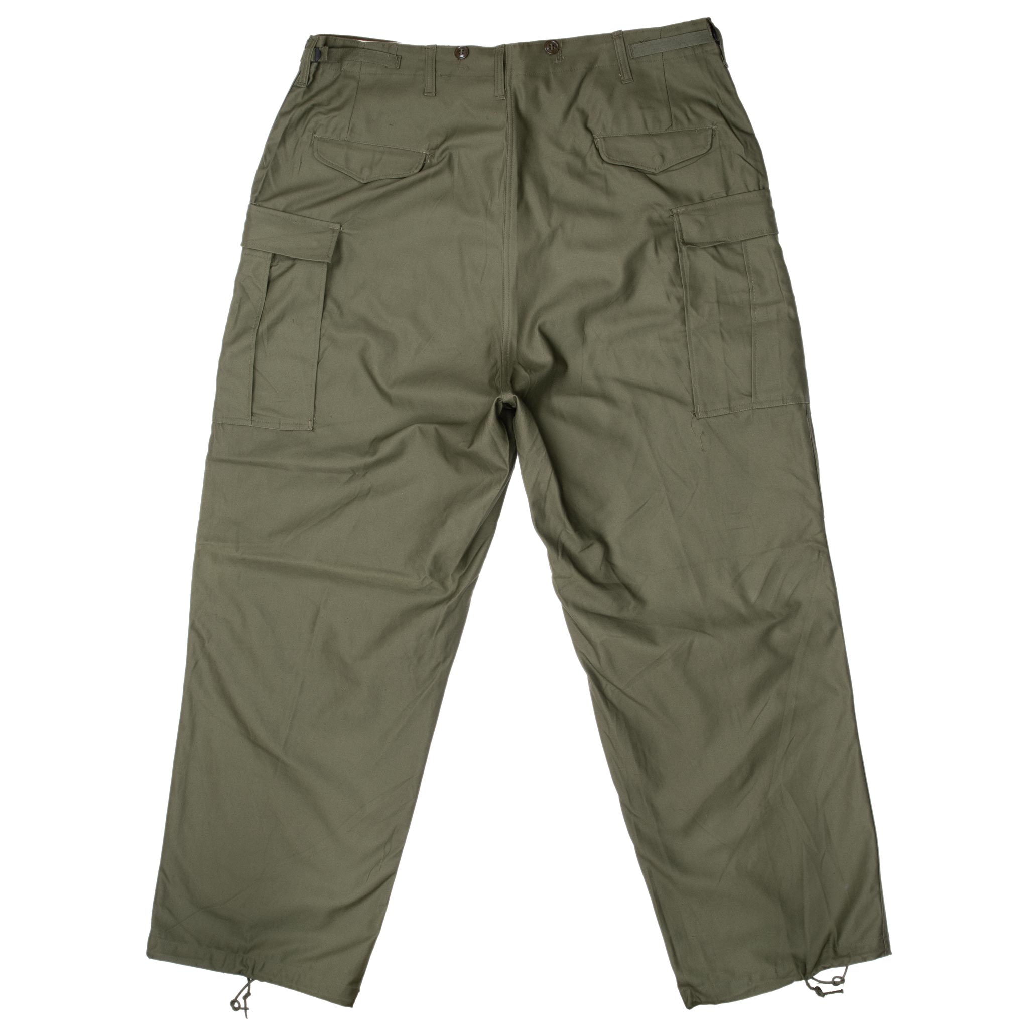 Vintage US Army M51 Field Trousers Pants - 1955 Military Surplus XL Long - Authentic Olive Drab Combat Pants for Outdoor Adventures, Hiking & Vintage Fashion