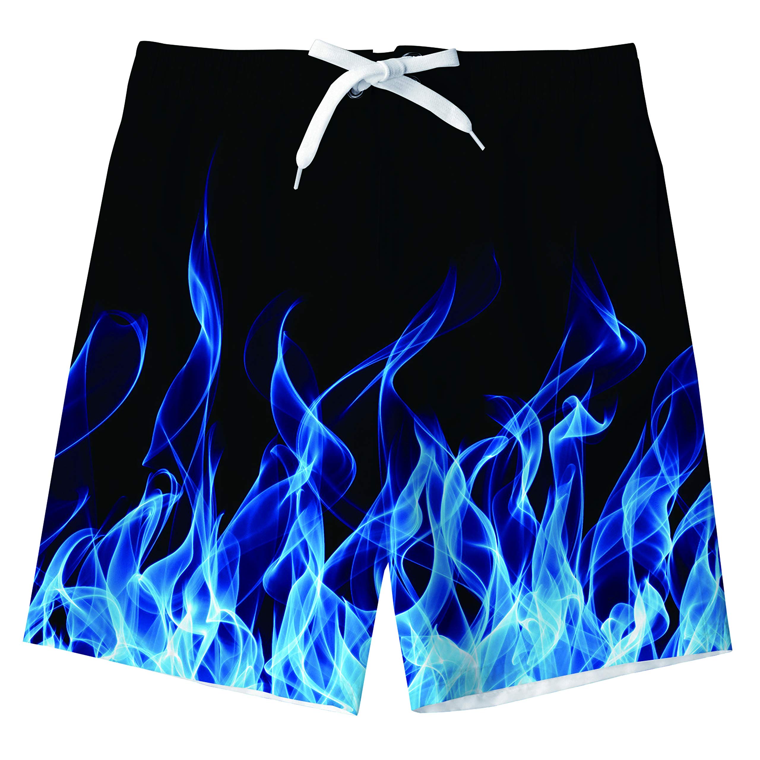 UNICOMIDEA Boys Quick Dry Swim Trunks with Mesh Lining - Comfortable Beach Shorts for Kids Ages 5-14 - Perfect for Swimming, Surfing & Summer Outdoor Activities