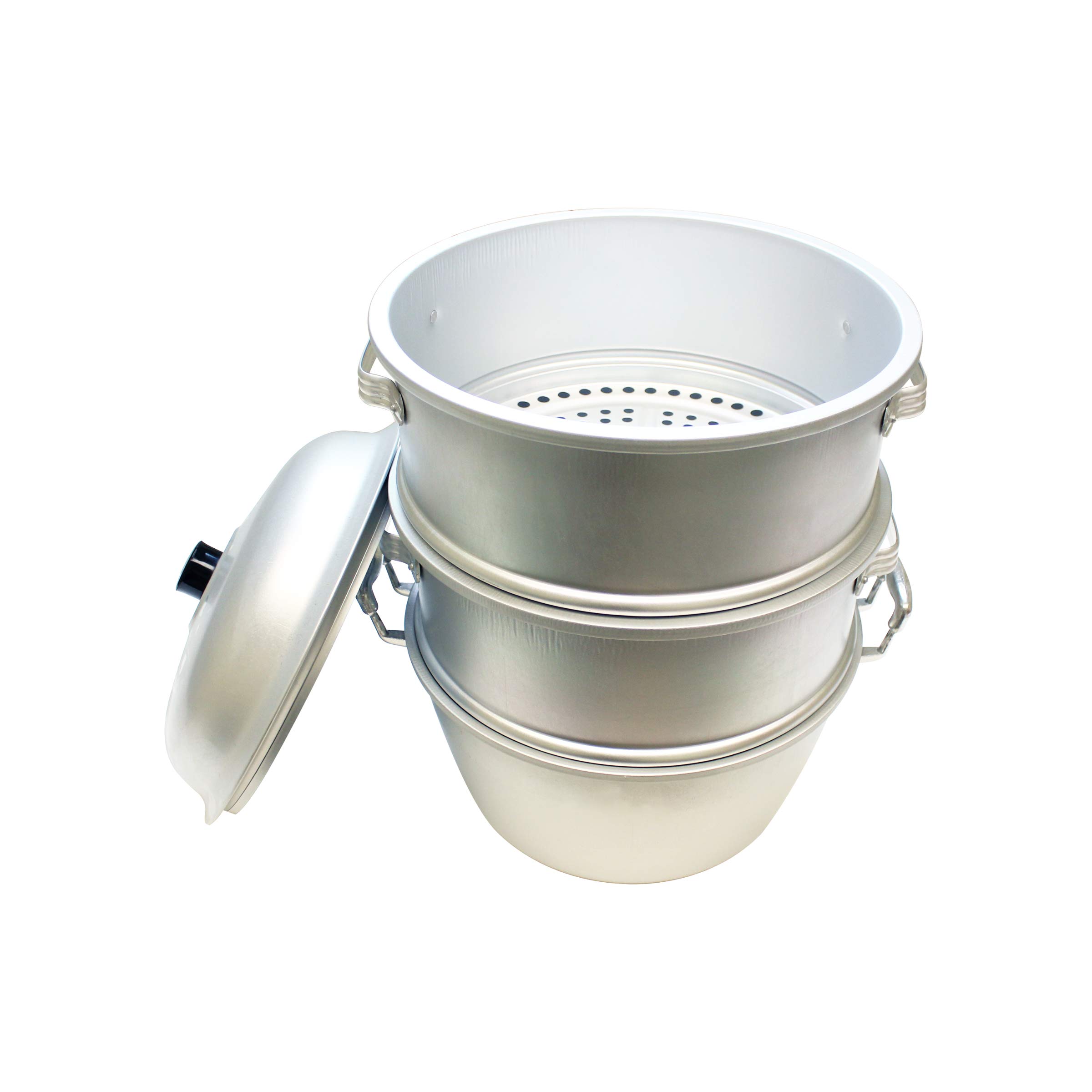 Excellanté 50cm Large Hole Aluminum Steamer Pot - 21