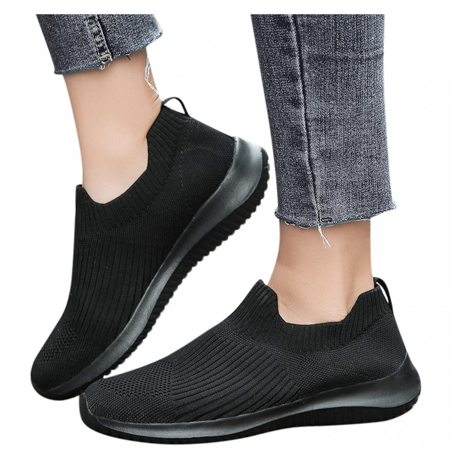 Women's White Sneakers - Fashion Running Shoes Non-Slip Athletic Walking Tennis Gym Shoes for Women | Perfect for Workouts, Casual Wear & Sports Activities