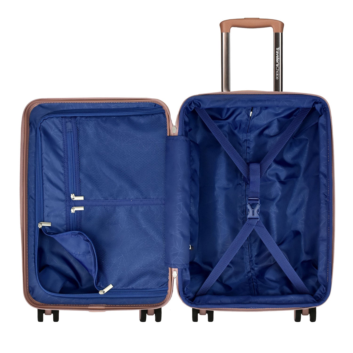 Bell Weather Carry On Luggage - Lightweight Durable Suitcase for Travel, Business & Vacation | TSA Approved Spinner Wheel Cabin Bag with USB Port