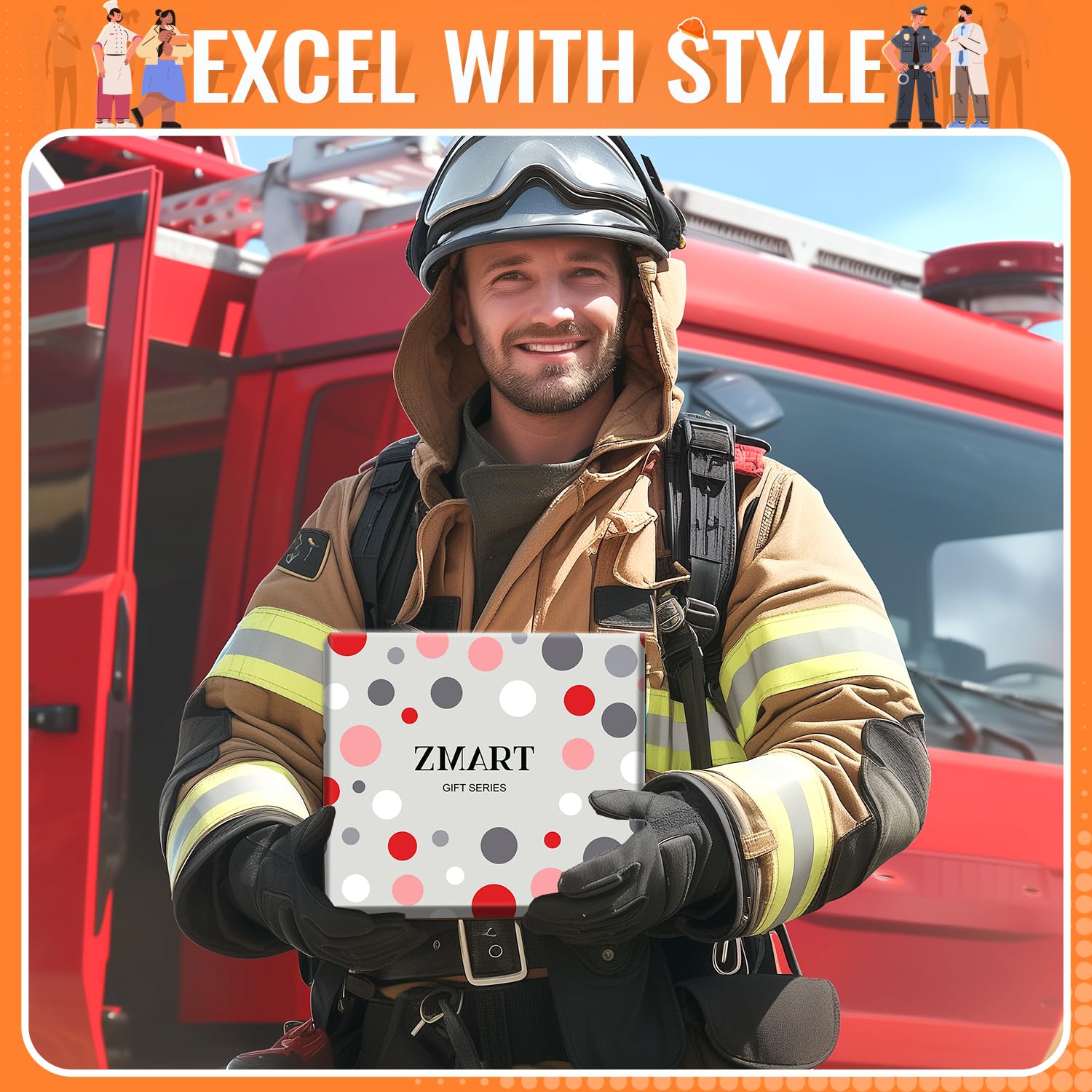 Funny Novelty Socks for Firefighters, Lawyers, Veterinarians, Dentists & Police - Perfect Gift for Men & Women - Great for Work, Holidays & Special Occasions