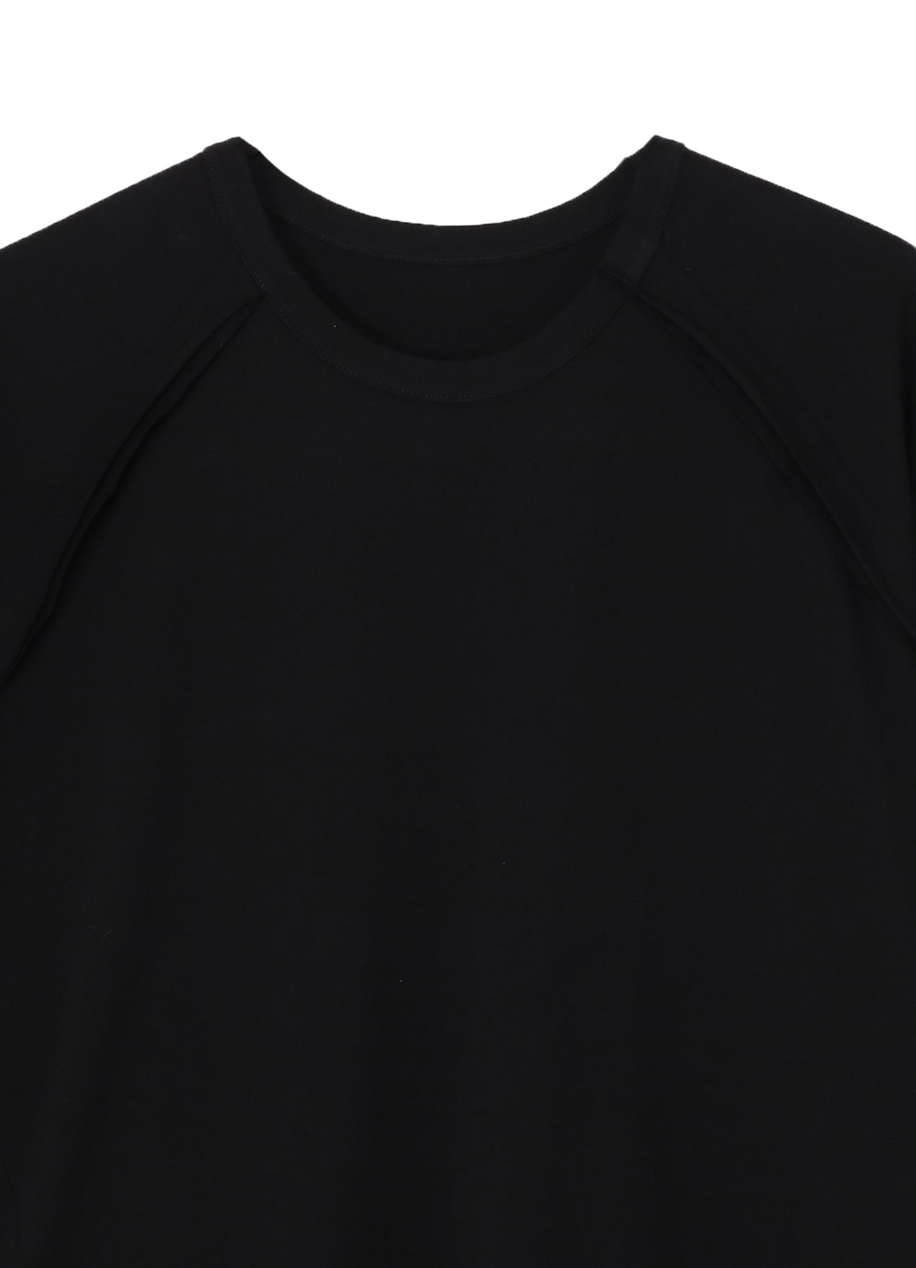 Soft Cotton Jersey Raglan T-Shirt with Front Slit & Short Sleeves - Casual Comfort for Everyday Wear, Gym, and Outings