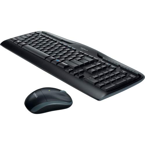 Logitech MK320 Wireless Keyboard and Mouse Combo for PC, Laptop, Desktop - 2.4GHz USB Receiver, Plug & Play, Long Battery Life - Perfect for Home Office, Gaming, Work & School Use (2-Pack)
