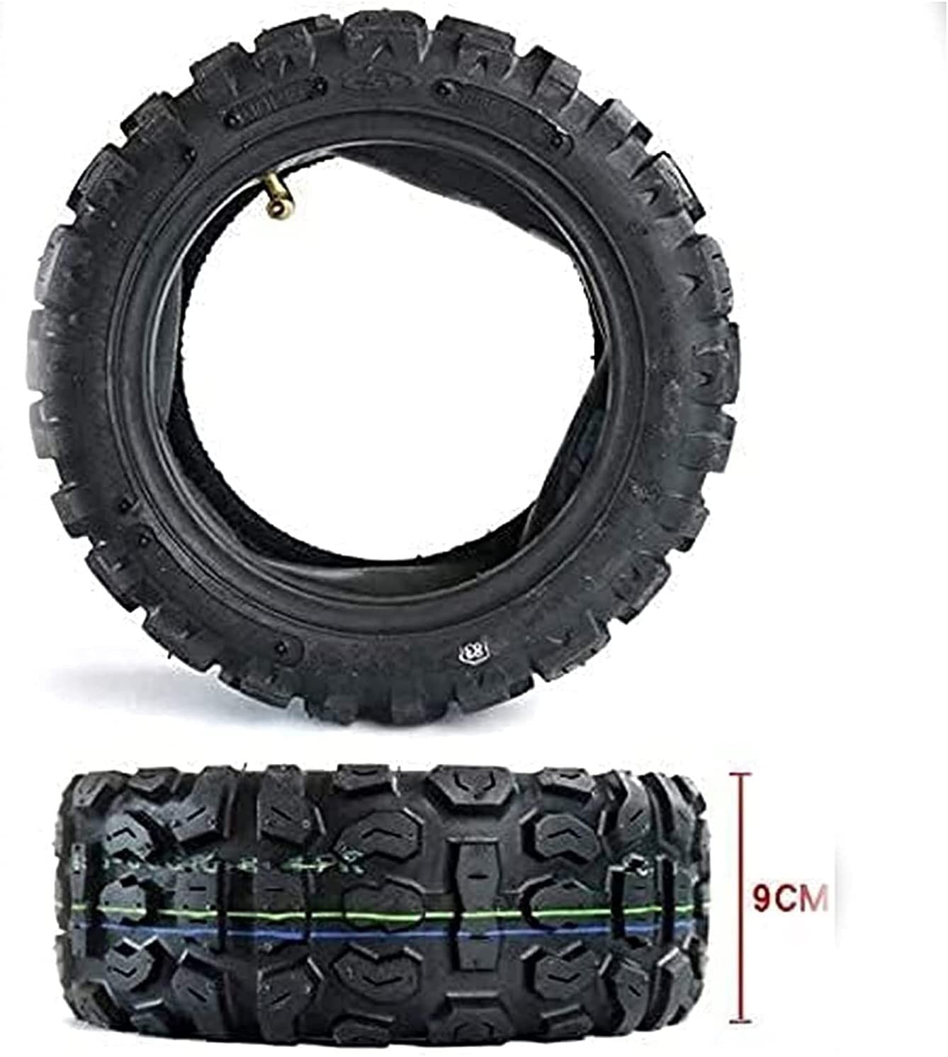 Premium 90/65-6.5 Electric Scooter Tires - Anti-Slip Rubber Tires with Inflatable Inner Tube - Durable & Wear-Resistant Replacement Tires for Electric Scooters & E-Bikes - Perfect for Commuting, Urban Travel & Outdoor Adventures