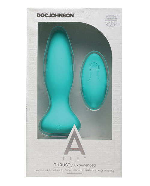 Remote Control Anal Plug for Beginners & Advanced Users - Teal - Perfect for Solo Play & Couples Fun