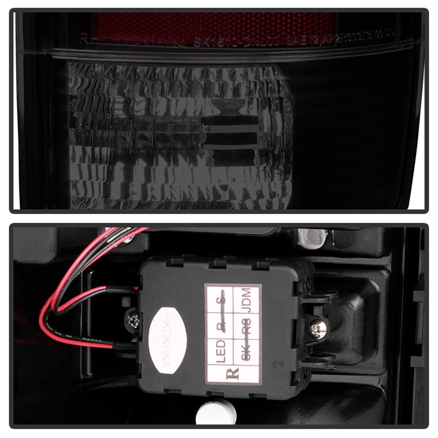 Spyder Auto 5078001 LED Tail Lights Black/Smoked - High-Performance Aftermarket Lighting for Trucks & SUVs