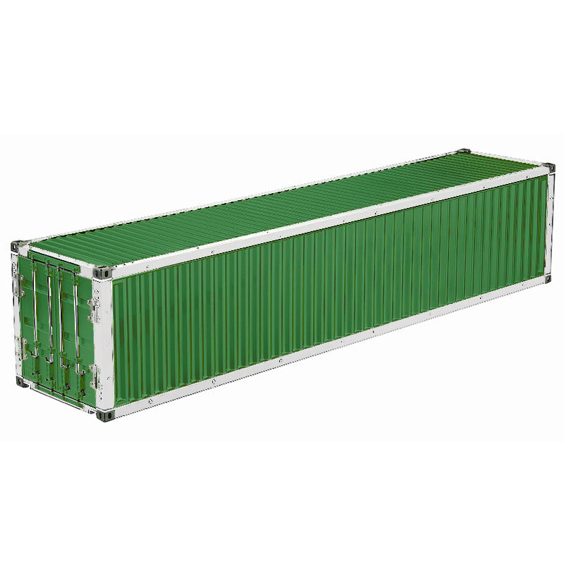 1/14 Scale 40ft Metal Chassis Painted Container for TAMIYA RC Truck Trailer - DIY Model Cars with 3 Axles (874x182x193mm) - Perfect for RC Hobbyists, Collectors & Truck Simulation Enthusiasts