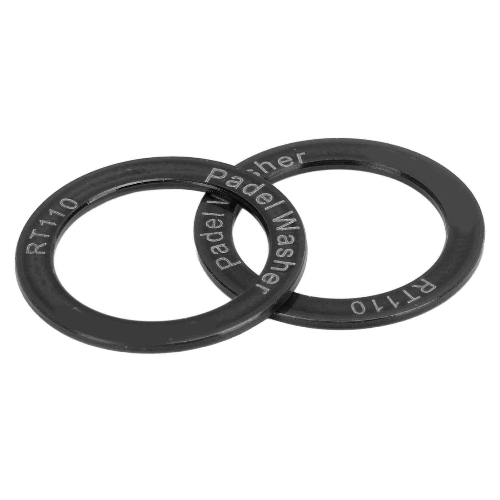 VBESTLIFE 2Pcs Rustproof Alloy Extended Bike Pedal Washers - Durable Pedal Gasket for Mountain Bikes & Road Bikes - Perfect for Cycling, Commuting & Outdoor Adventures