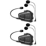 Cardo Scala Rider Q1 Teamset - Bluetooth Motorcycle Headset for Hands-Free Communication | Perfect for Group Rides & Long-Distance Motorcycle Tours