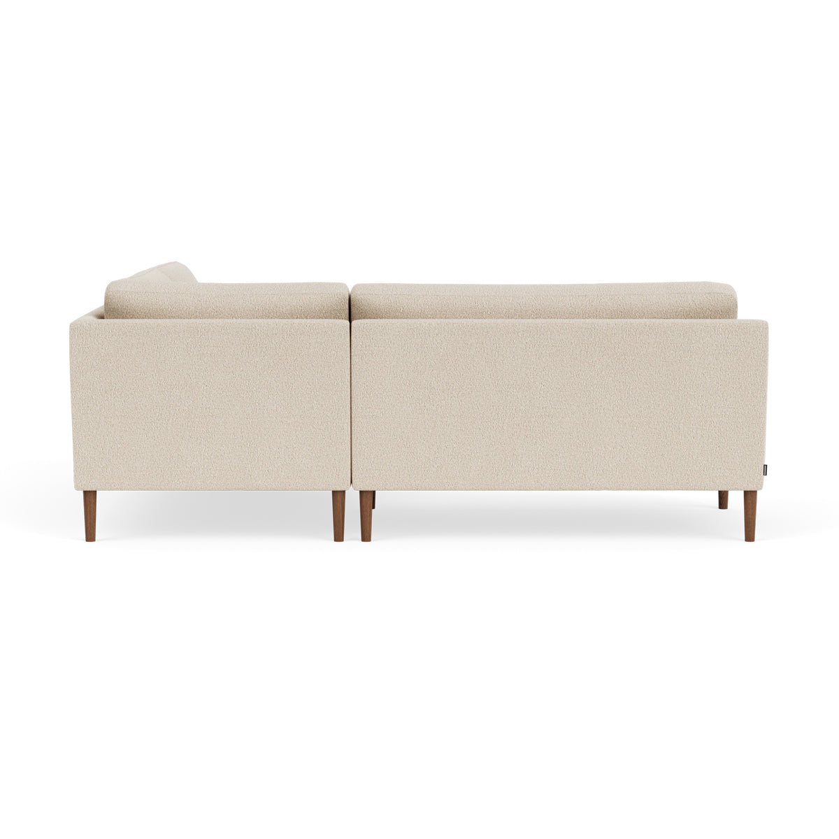 Astha Boucle Right Corner Sofa - Modern L-Shaped Sectional Couch for Living Room, Lounge & Small Spaces | Soft Upholstery, Comfortable Seating, Stylish Home Decor