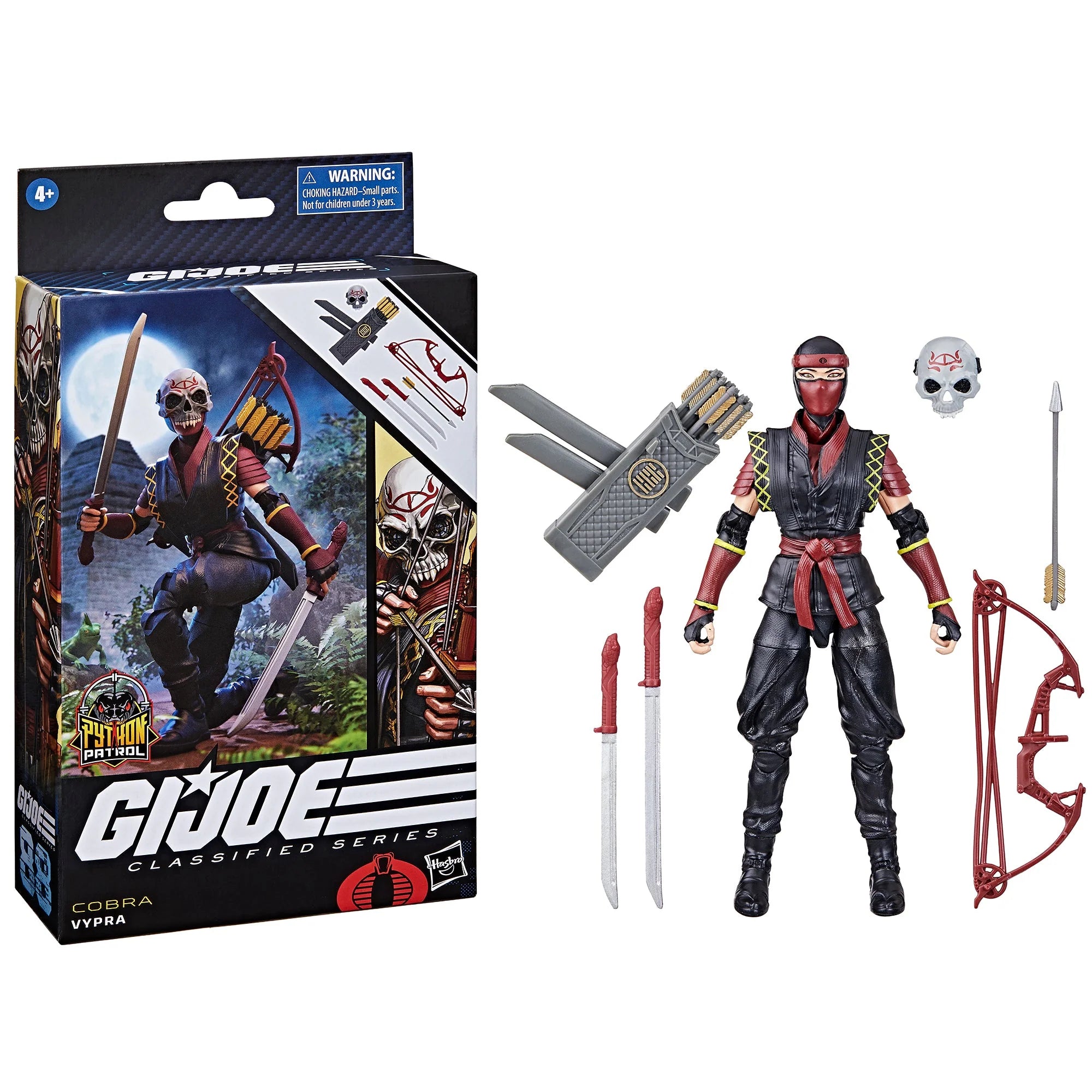 G.I. Joe Classified Series Python Patrol Vypra Action Figure - Collectible Military Toy for Display & Play | Perfect for Fans, Collectors & Gift Giving
