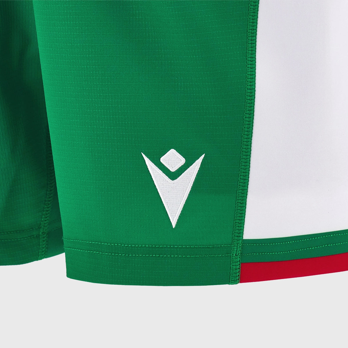 Macron Wales Men's Away Rugby Shorts 2024/25 - Breathable Performance Shorts for Rugby Training & Matches