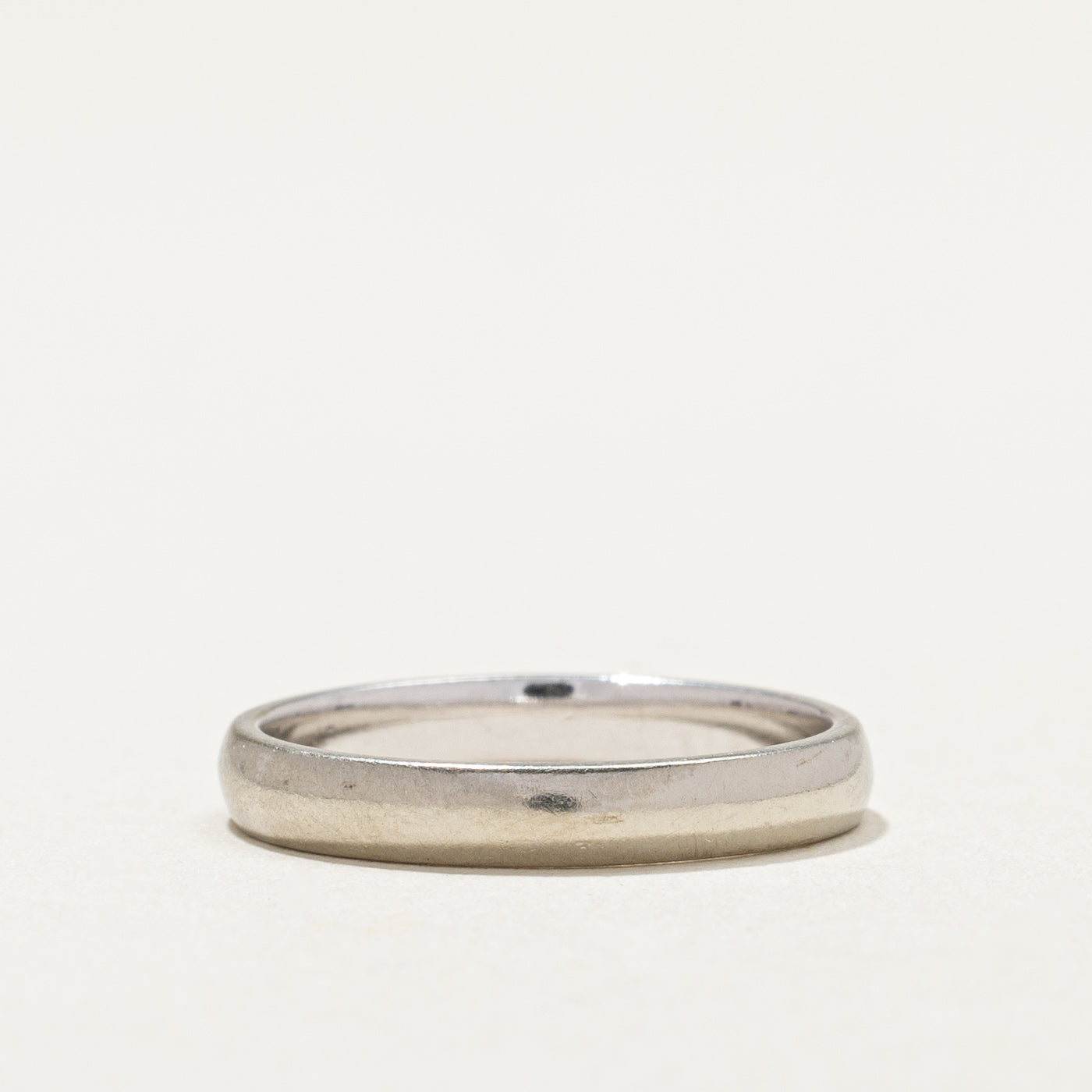 14K White Gold Wedding Band Ring for Women - Size 4.75 - Elegant & Durable Solid Gold Ring for Engagement, Anniversary & Everyday Wear