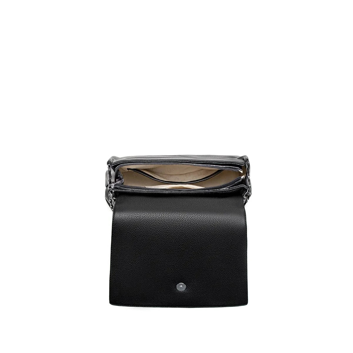 Aria Vegan Leather Shoulder Bag for Women | Black Pebbled Crossbody Purse | Fashion Handbag for Work, Travel & Everyday Use