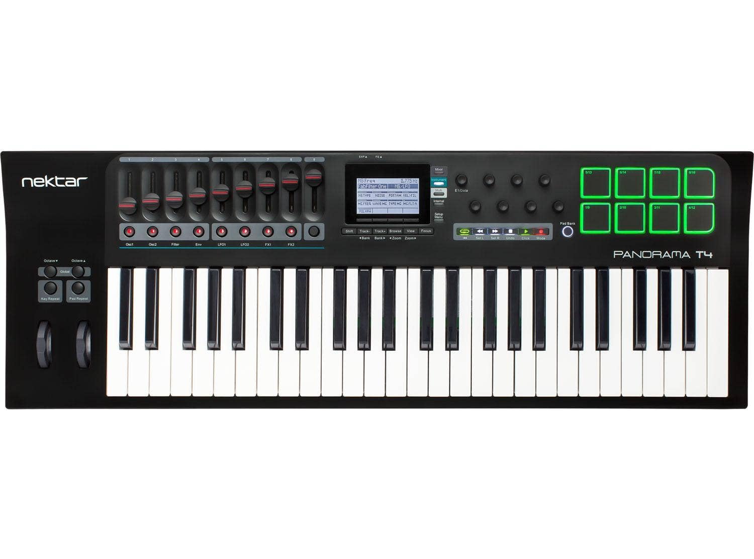 Nektar Panorama T4 49-Key USB MIDI Keyboard Controller - Professional Music Production & Performance | Perfect for Home Studio, Live Shows & Beat Making