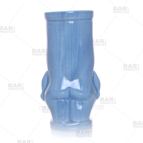 BarConic® 12 oz Tiki Glasses - Tropical Themed Cocktail Cups for Margaritas, Pina Coladas & Summer Drinks - Perfect for Luau Parties, Beach Bars & Backyard BBQs