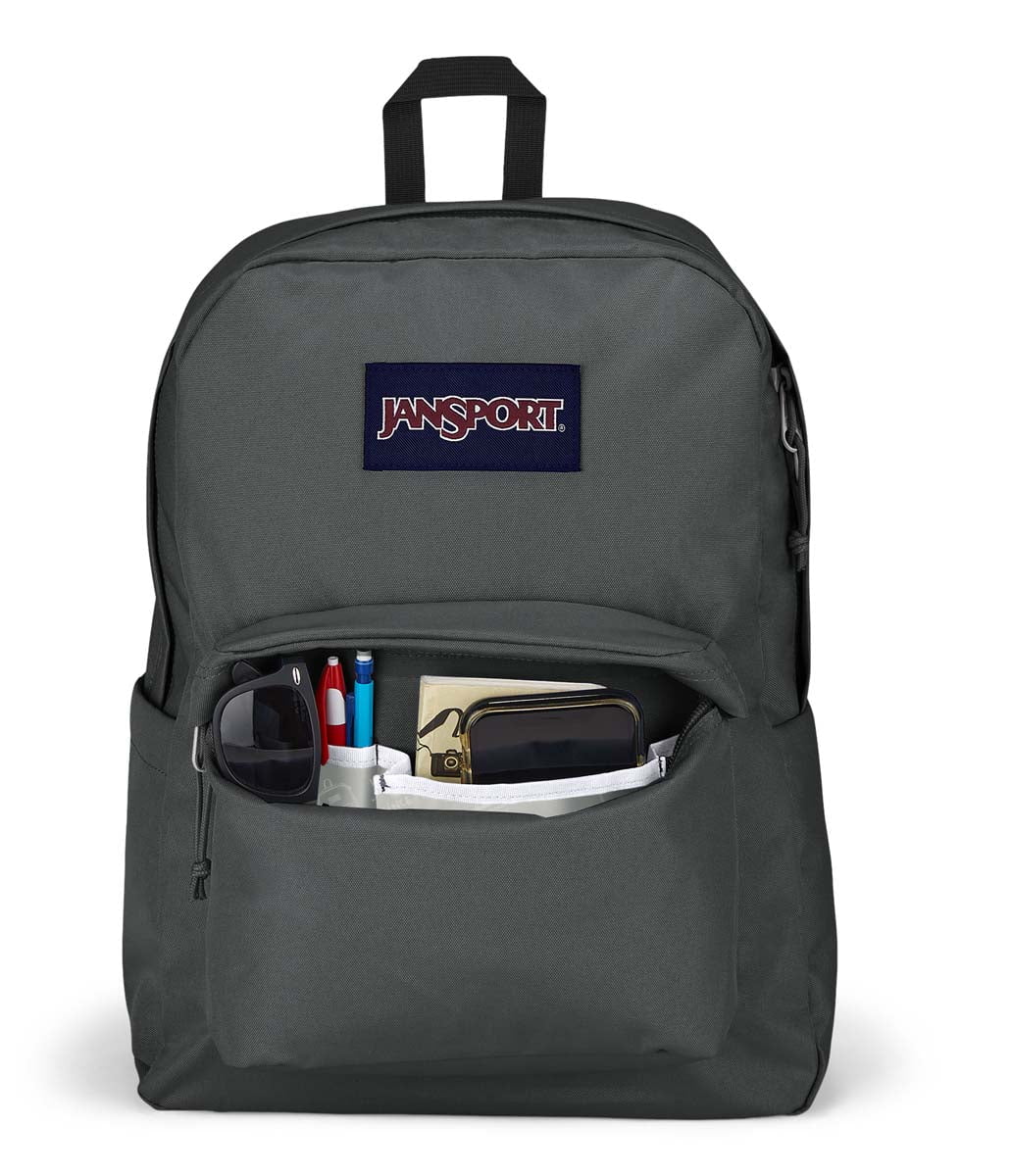 JanSport SuperBreak Backpack - Lightweight Laptop Backpack for School & Travel, Durable Graphite Grey Daypack with 15