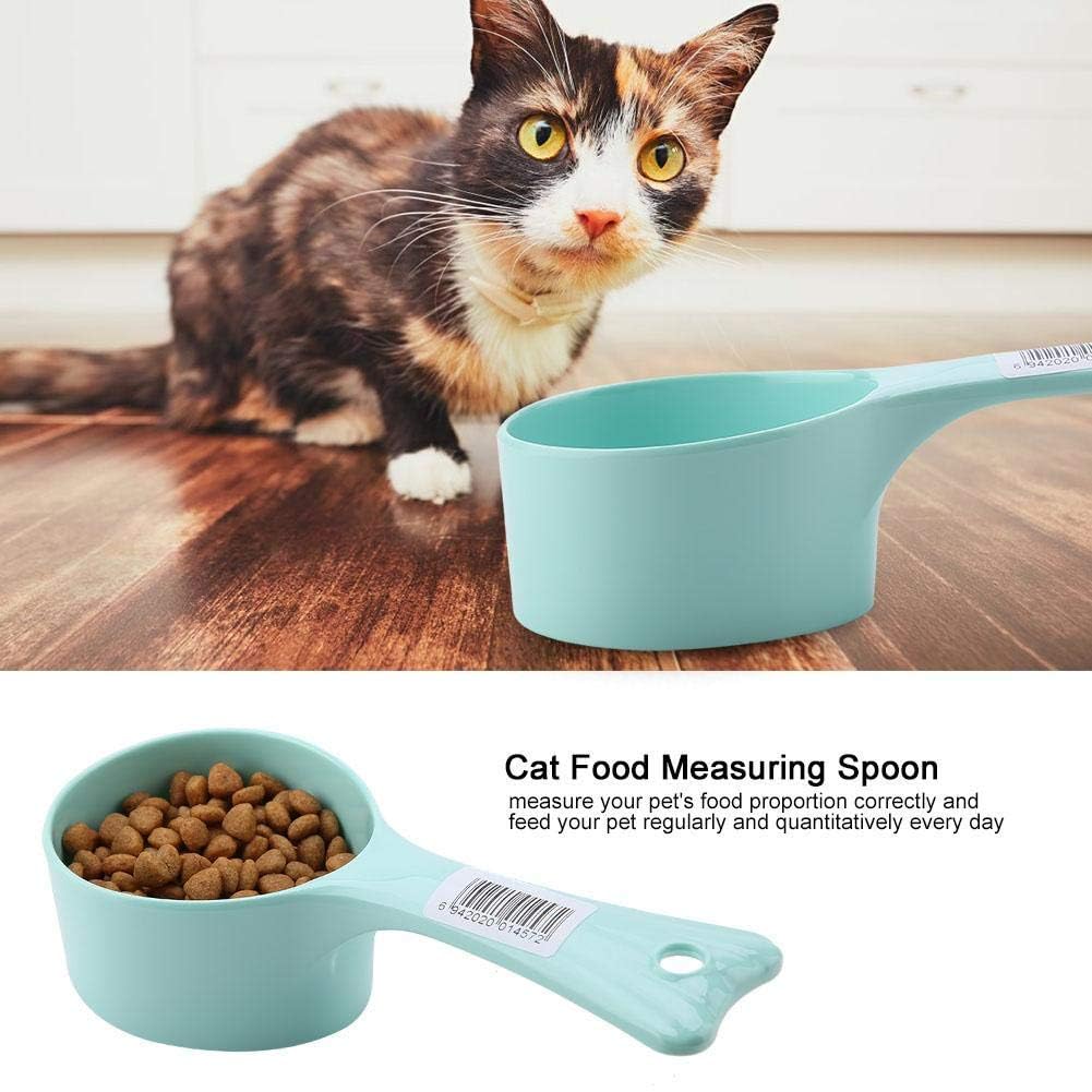 Agatige 1 Cup Plastic Pet Food Scoop - Measuring Cup for Dog, Cat & Bird Food - Ergonomic Handle for Easy Scooping - Perfect for Meal Prep, Travel & Storage