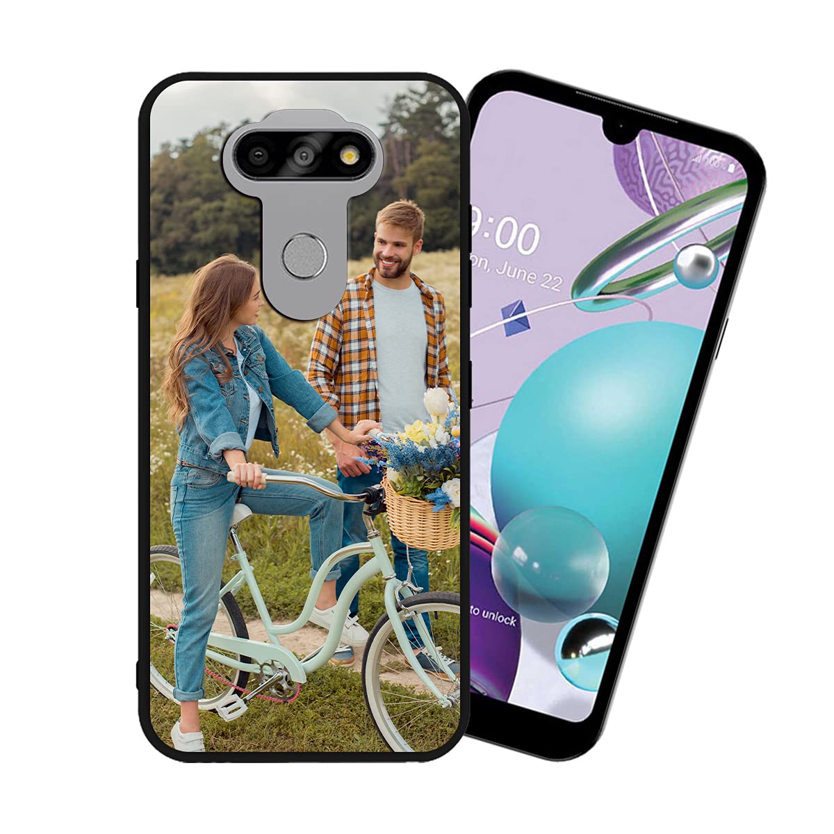 Customized Photo Case for LG K31 - Personalized Picture Shockproof Silicone Phone Cover - Soft Candy Design Protective Case - Perfect Christmas Birthday Thanksgiving Gift - Ideal for Everyday Use, Travel & Special Occasions