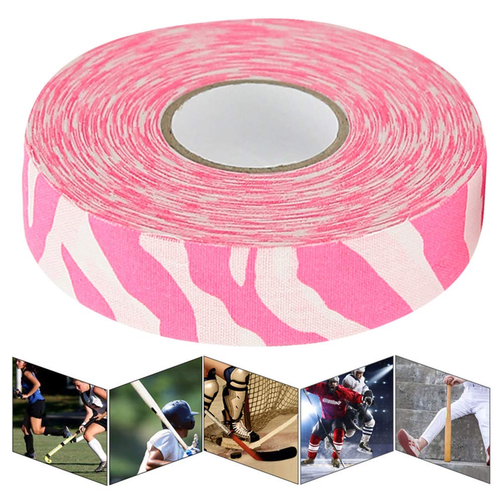 Hockey Tape 2.5cm x 25m - Premium Cloth Protective Tape for Ice & Roller Hockey Sticks, Blades & Handles - Durable Sports Grip for Enhanced Control - Perfect for Game Day & Practice Sessions