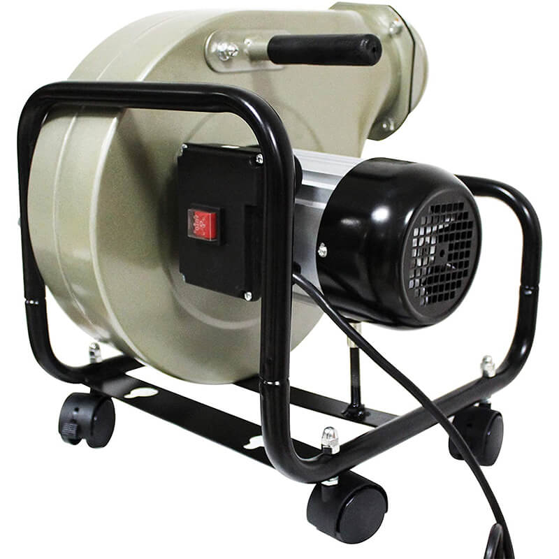 BUCKTOOL 1HP 6.5AMP Wall Mount Dust Collector - Powerful Workshop Air Filtration System for Woodworking, Metalworking, and DIY Projects