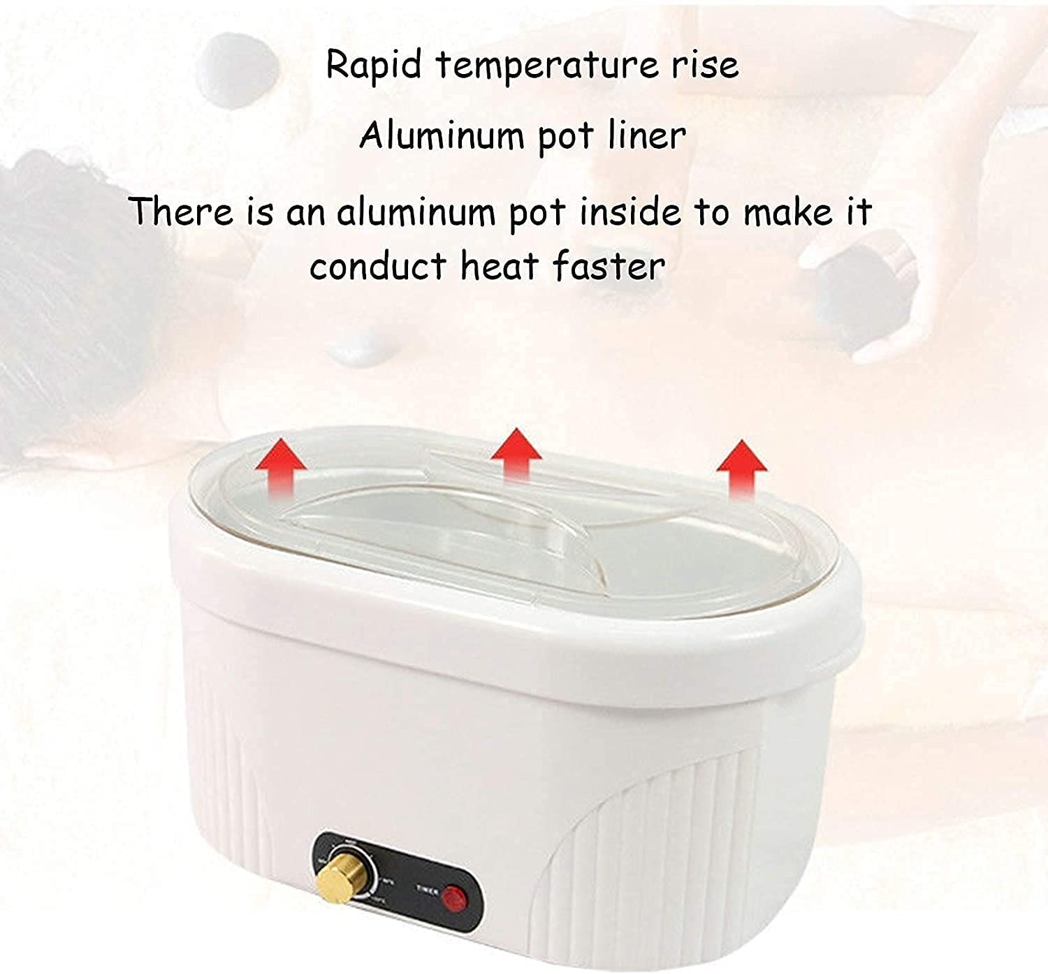 Professional Home Waxing Kit with Hard Wax Beads - Bikini, Eyebrow, Legs & Armpit Hair Removal | Includes Wax Warmer & Pre/After Wax Spray | Perfect for DIY Salon Waxing at Home
