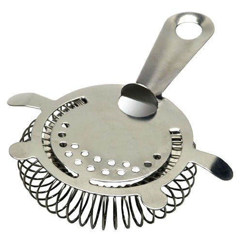 Premium 4-Prong Cocktail Strainer - Bar Essentials for Mixing & Serving - Perfect for Martinis, Mojitos & Home Bartending