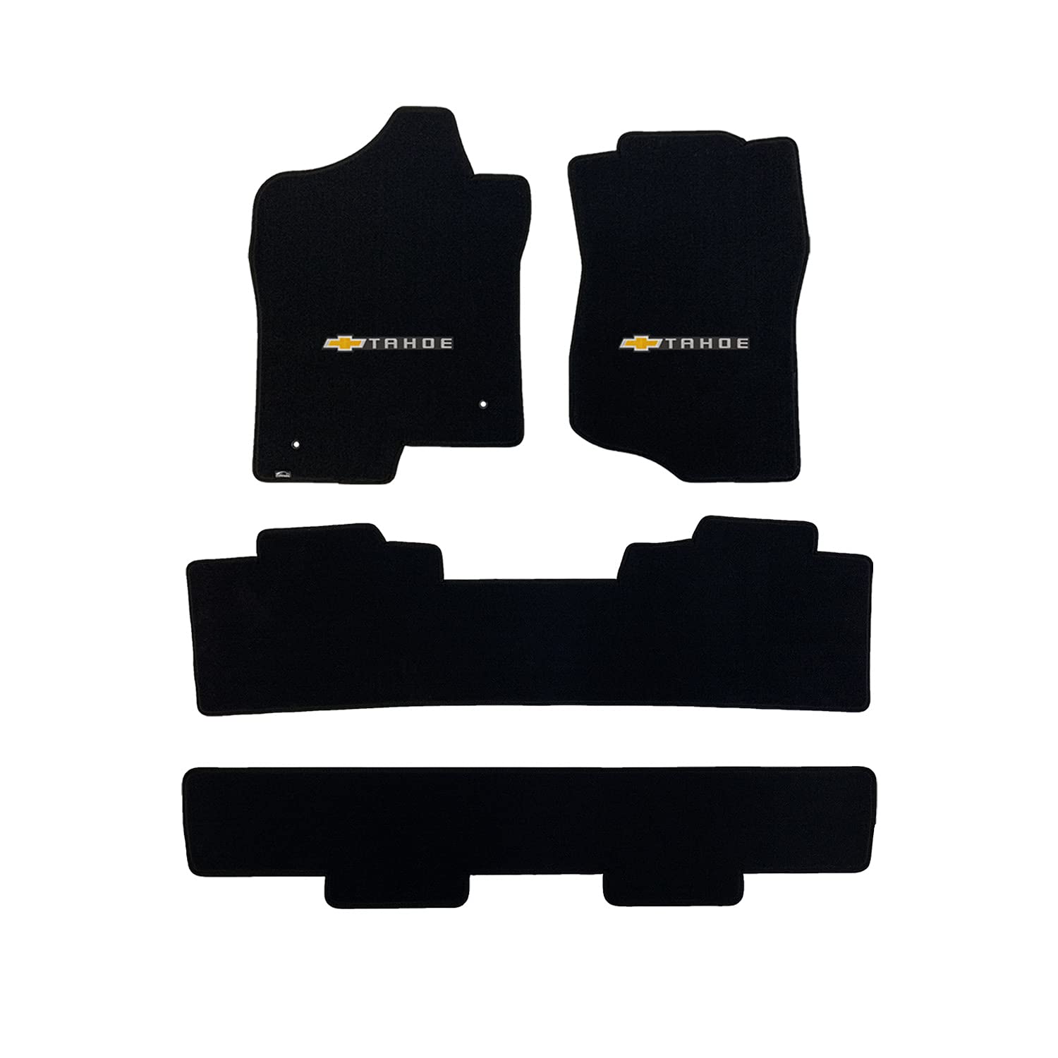 Premium Custom-Fit Carpeted Floor Mats for Chevy Tahoe 2007-2014 - Luxury Car Floor Liners (4-Piece Set, Charcoal, Bench) | All-Weather Protection & Enhanced Interior Style for SUVs