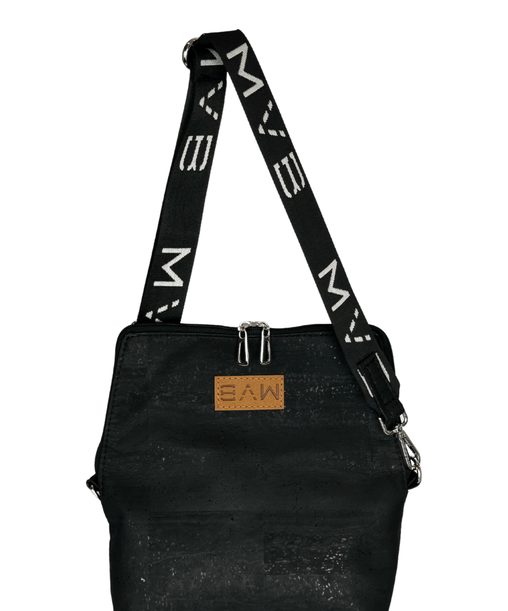 Vegan Crossbody Bag for Women - Summer Canvas & Cork Flop Bag with Soft Ash Finish | Perfect for Beach, Travel, and Everyday Use