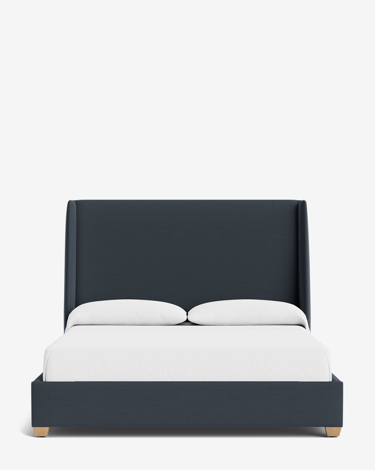 Walt Bed Tall Headboard - Queen Size Upholstered Bed Frame with Adjustable Height - Perfect for Modern Bedroom Decor & Small Spaces
