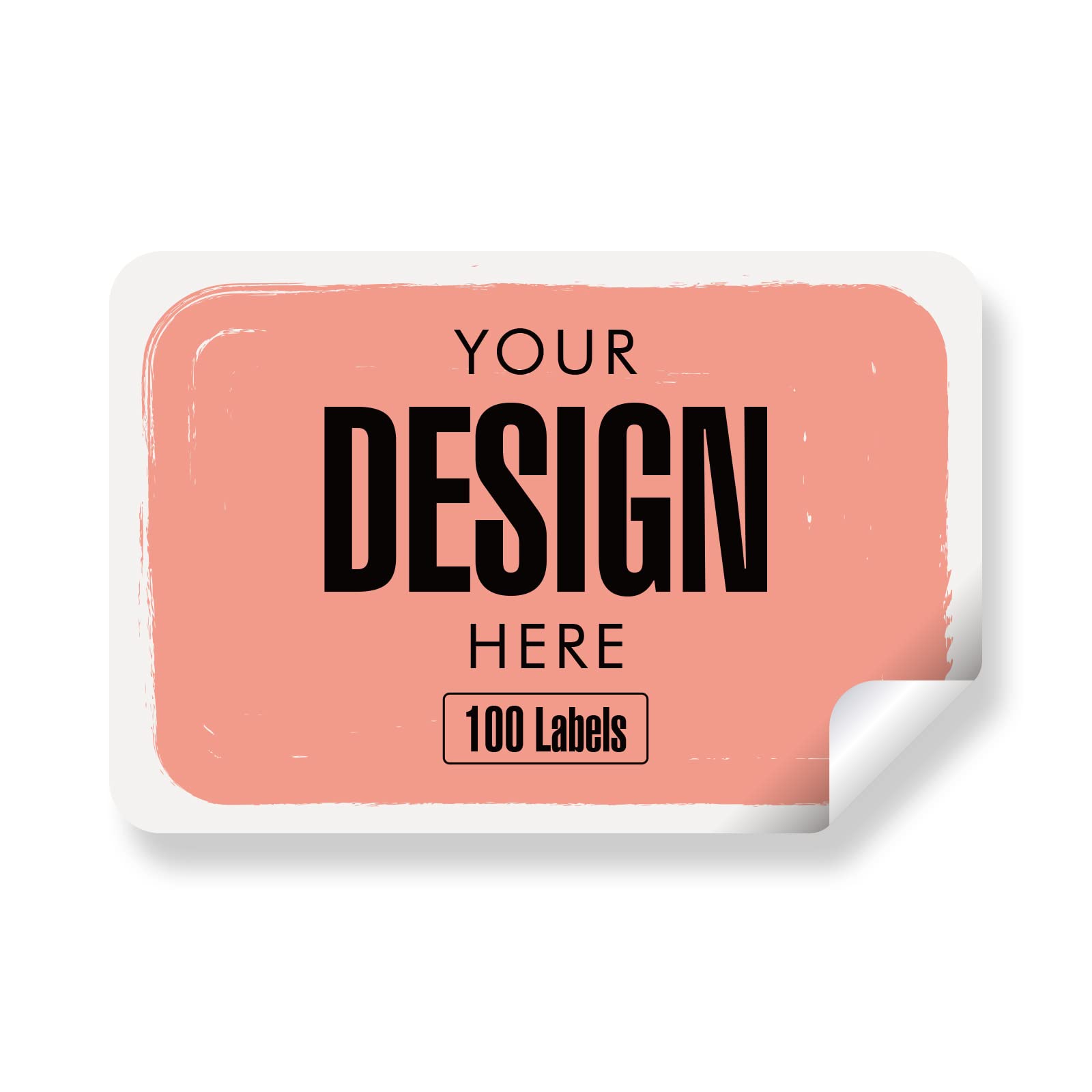Custom Stickers - Personalized Labels with Any Design, Image, Logo, or Text | Thank You Labels, Business Logo Stickers | 100 Rectangle 3