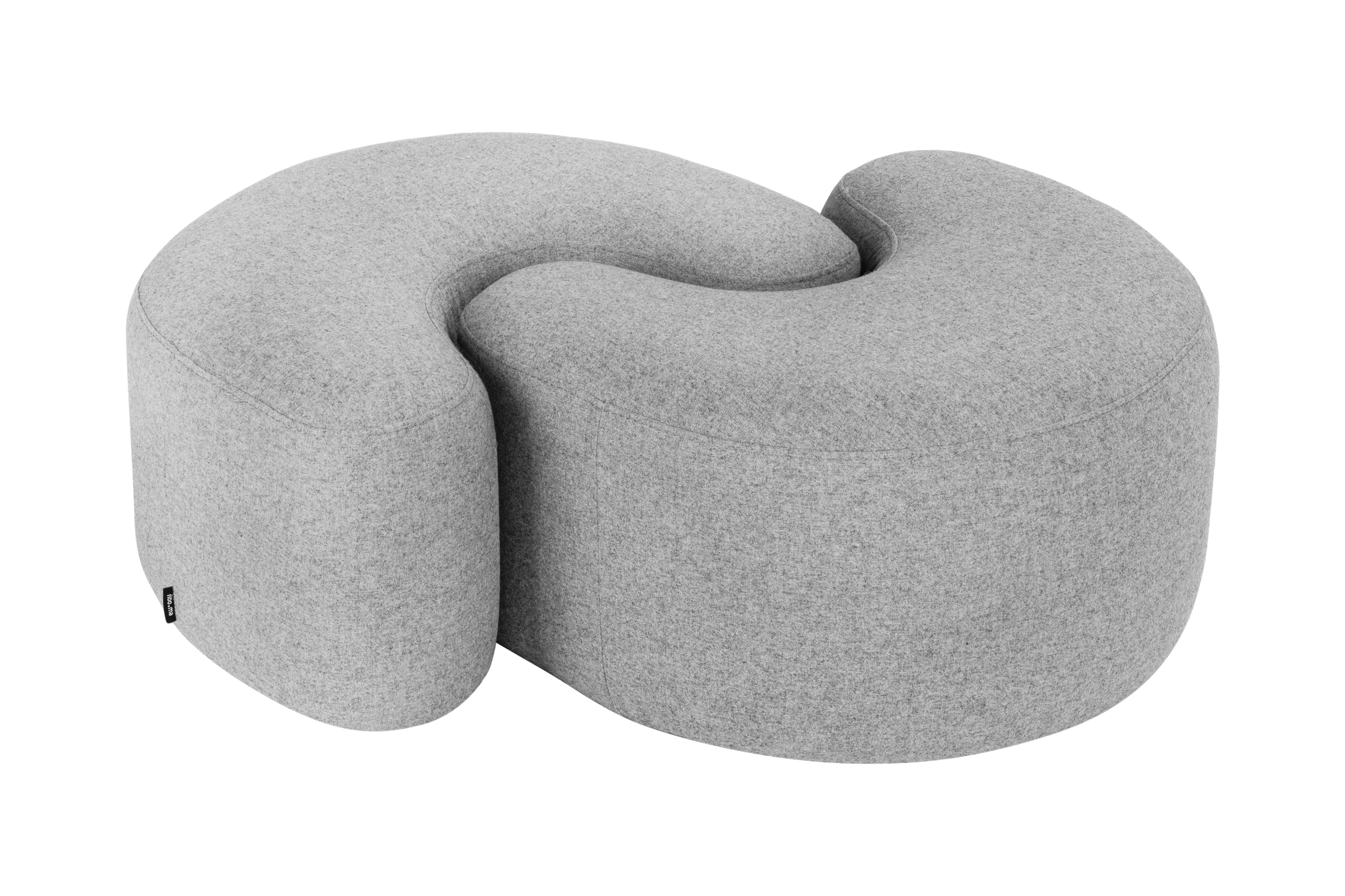 Luxury U-Shaped Pouf Ottoman Set - Modern Footrest & Extra Seating for Living Room, Bedroom, or Nursery - Soft & Stylish Home Decor Accent