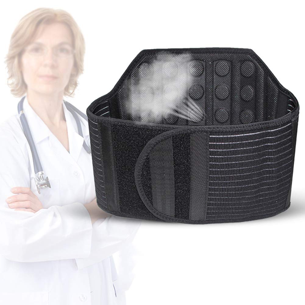 Magnetic Heating Lumbar Support Belt for Men & Women - Adjustable, Breathable Back Brace for Pain Relief & Injury Prevention - XXL Size - Ideal for Work, Sports & Daily Comfort