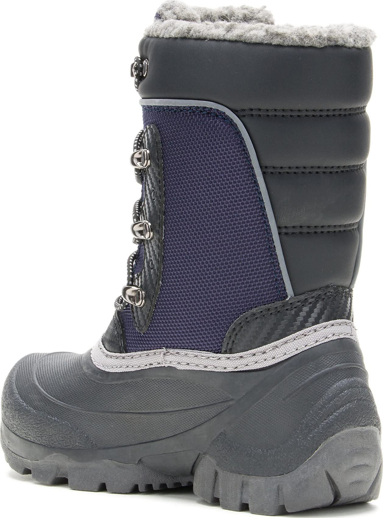 Kamik Luke Waterproof Winter Boots for Toddler, Little Kid & Big Kid - Warm Snow Boots for Boys & Girls - Perfect for Snow Play, Sledding & Outdoor Winter Activities