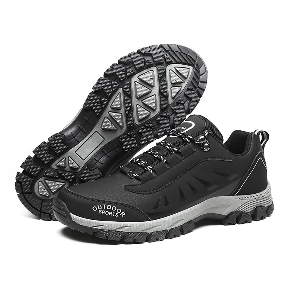 Men's Waterproof Hiking Shoes - Lightweight Outdoor Athletic Sneakers for Camping, Trekking & Trail Running - Durable Non-Slip Hiking Footwear for Men