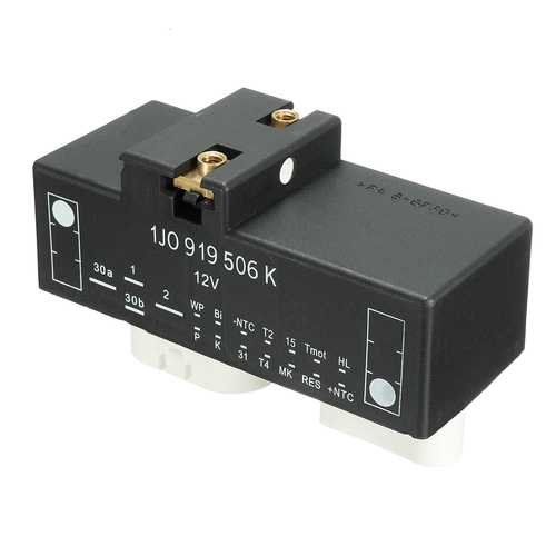 VW Electric Radiator Cooling Fan Control Module Relay 1999-2012 | Compatible with VW Models | Engine Cooling System Replacement Part | Perfect for Summer Driving & Overheating Prevention