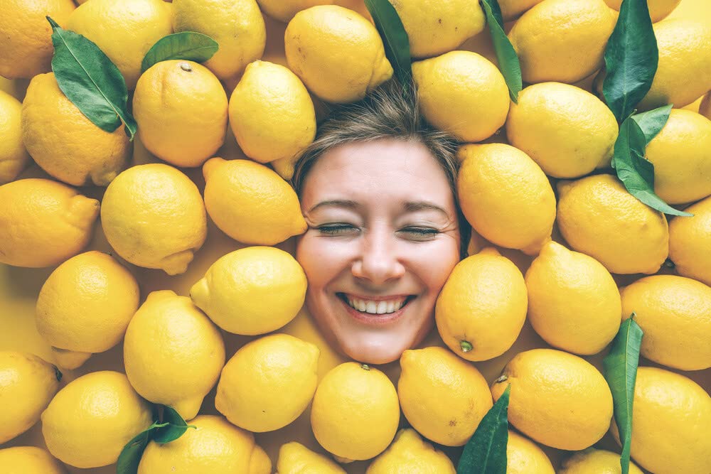 Organic Lemon Peel Powder (100Gm) - Skin Brightening, Dark Circle Treatment, Hair Growth & Glowing Face | For Face Cleanser, Herbal Tea, Teeth Whitening & Cooking | Pure Citrus Limonum (Nimbu) for Pigmentation & Healthy Hair