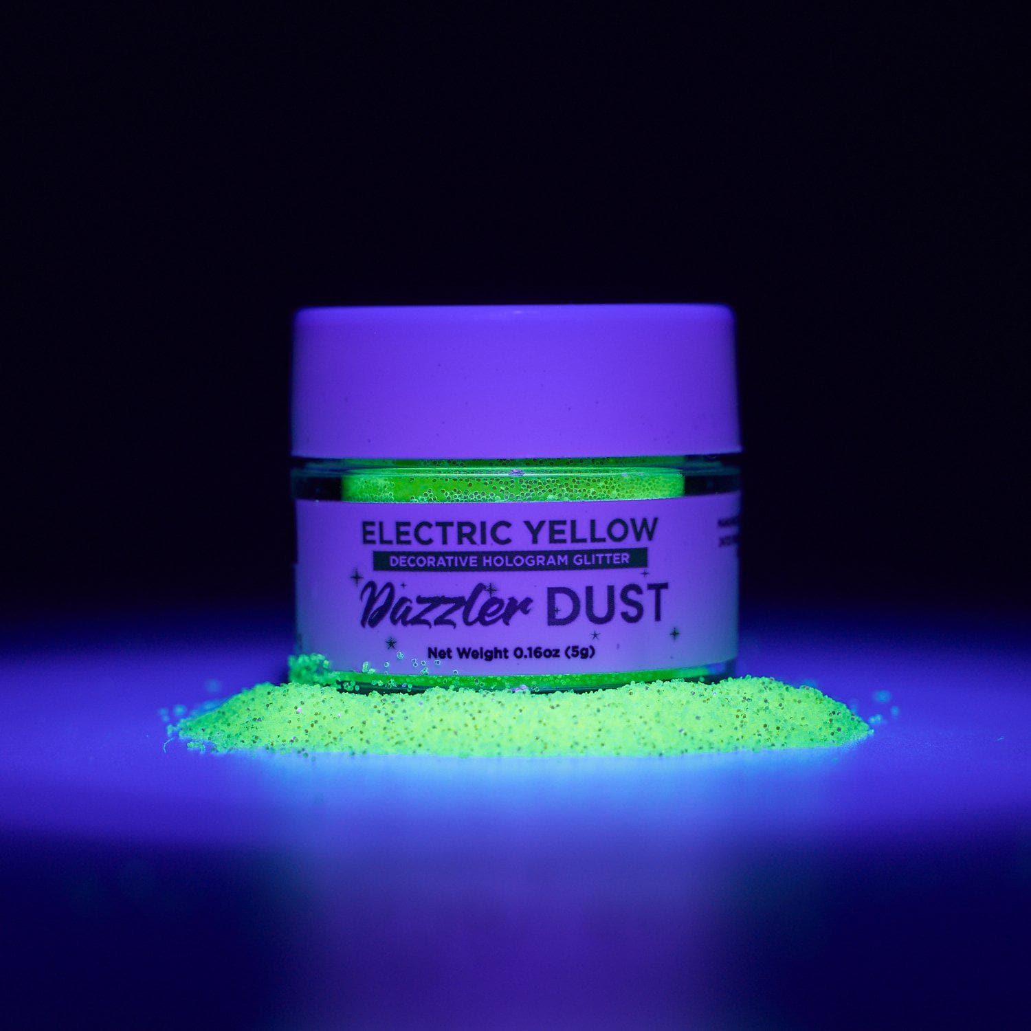 Electric Citrus Yellow Dazzler Dust® - Bulk Wholesale for Baking, Cocktails & DIY Crafts | Vibrant Food Coloring Powder for Desserts, Drinks & Art Projects