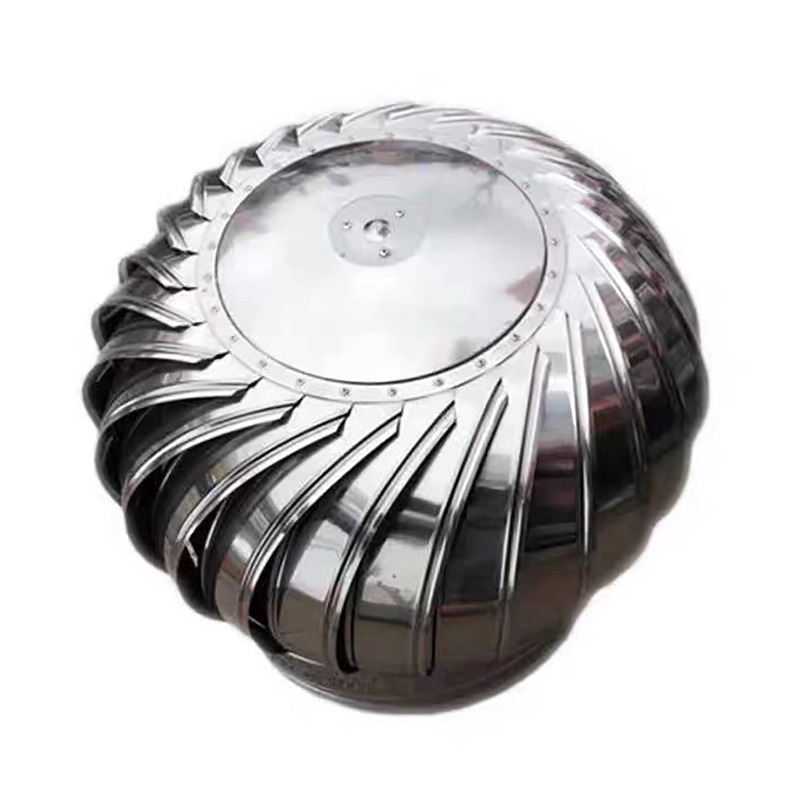 304 Stainless Steel Ceiling Ventilation Pipe - Weatherproof & Durable Roof Turbine Ventilator with Rotating Chimney Cap for Warehouse, Barn, Garage & Industrial Buildings
