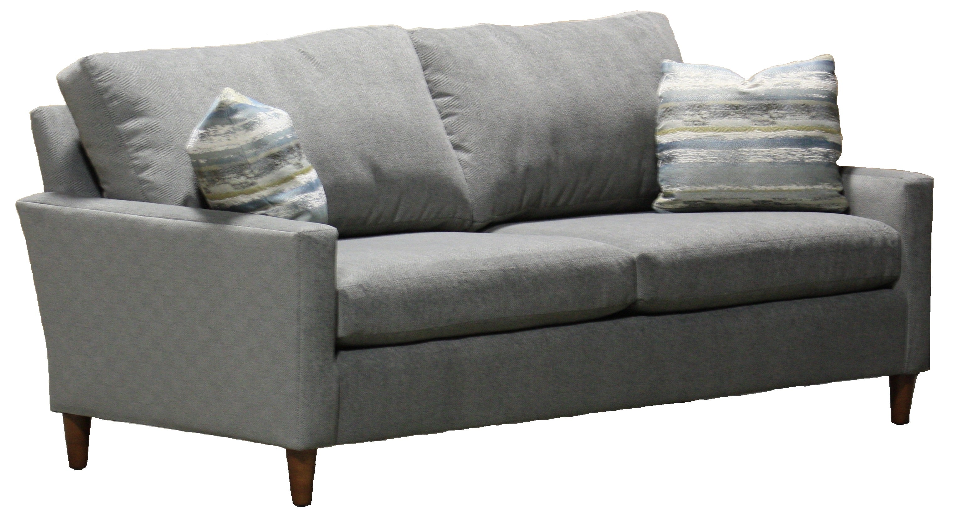 Bowie Condo Sofa - Modern 3-Seater Couch for Small Spaces, Comfortable Fabric Upholstery, Perfect for Apartments & Condos | Living Room, Lounge, Home Office