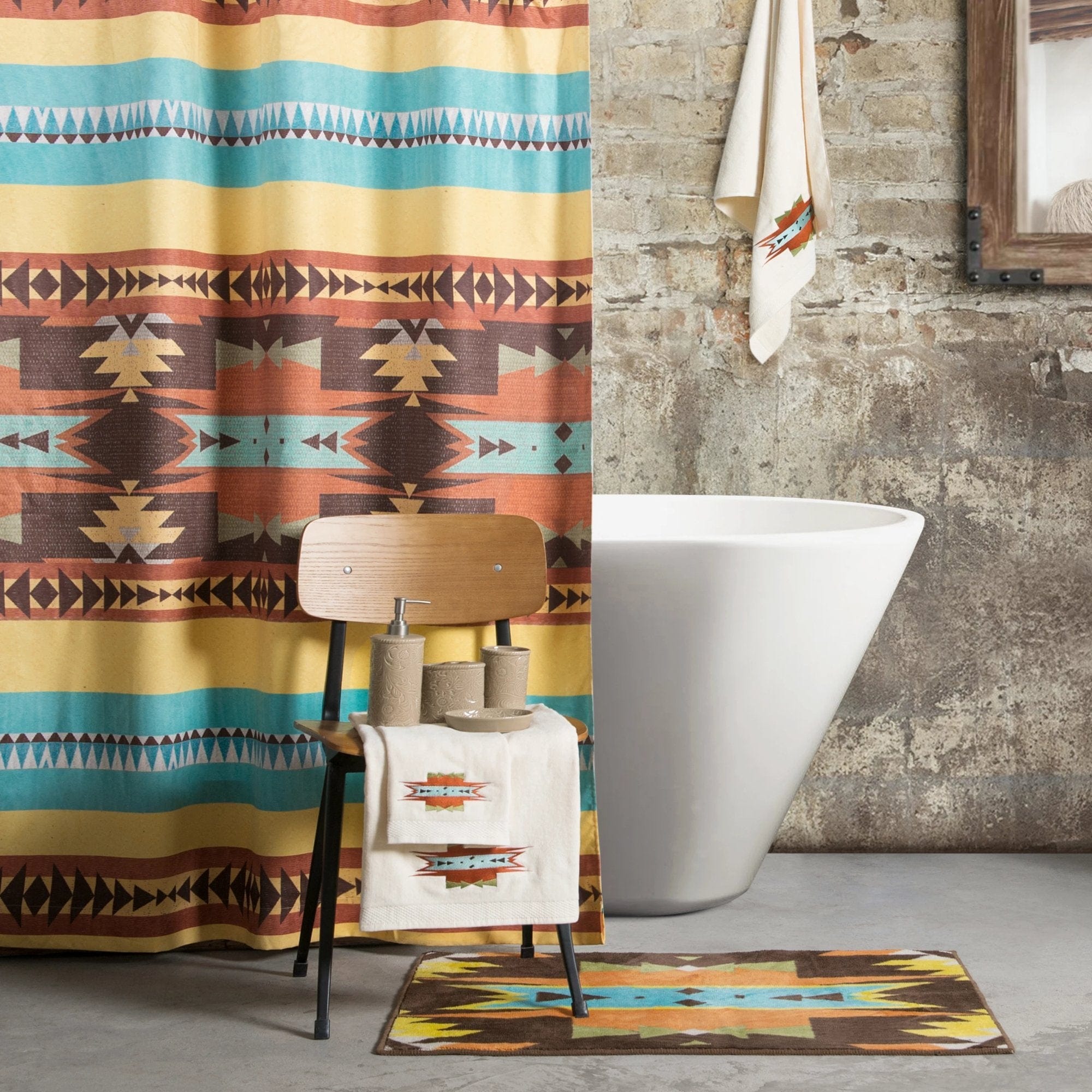 Non-Slip Kitchen Rug with Bright Colors - Soft Absorbent Bath Mat for Bathroom & Kitchen - Perfect for High Traffic Areas, Laundry Rooms & Entryways