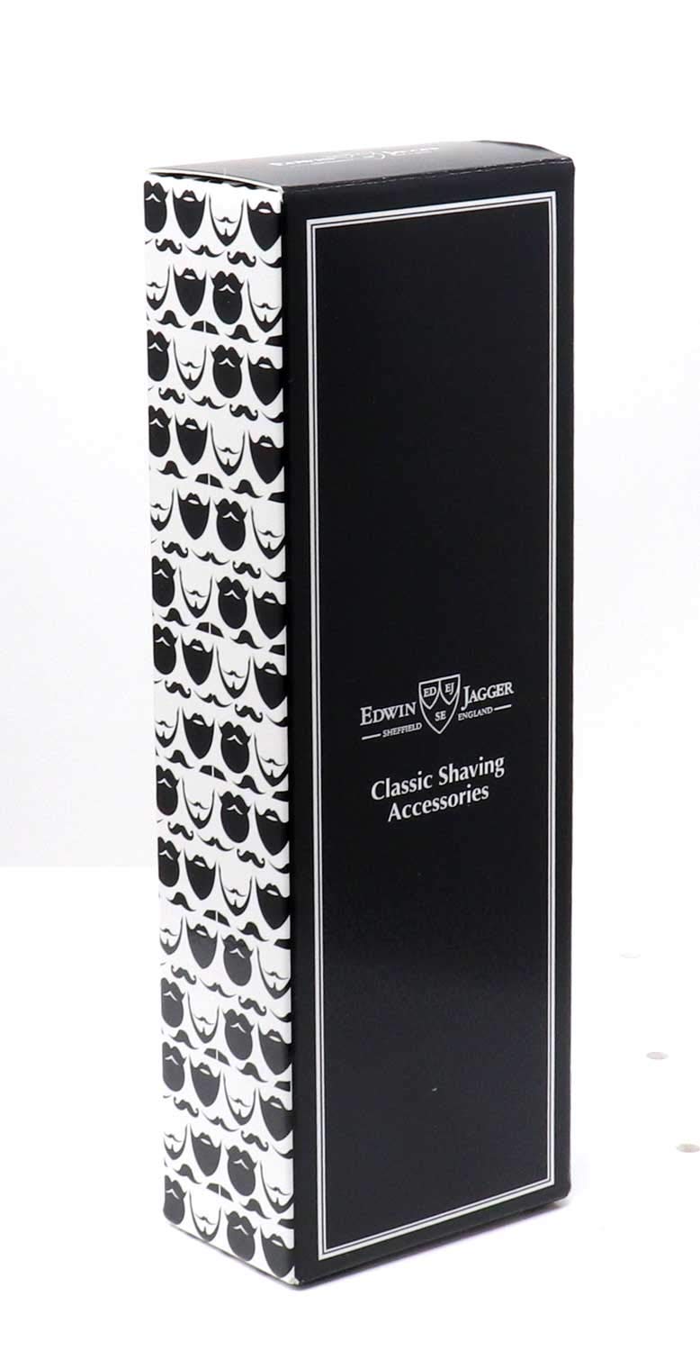 Edwin Jagger DE Safety Razor - Premium Stainless Steel Men's Shaving Razor with Grey Handle (Perfect for Wet Shaving & Travel Grooming Kit)