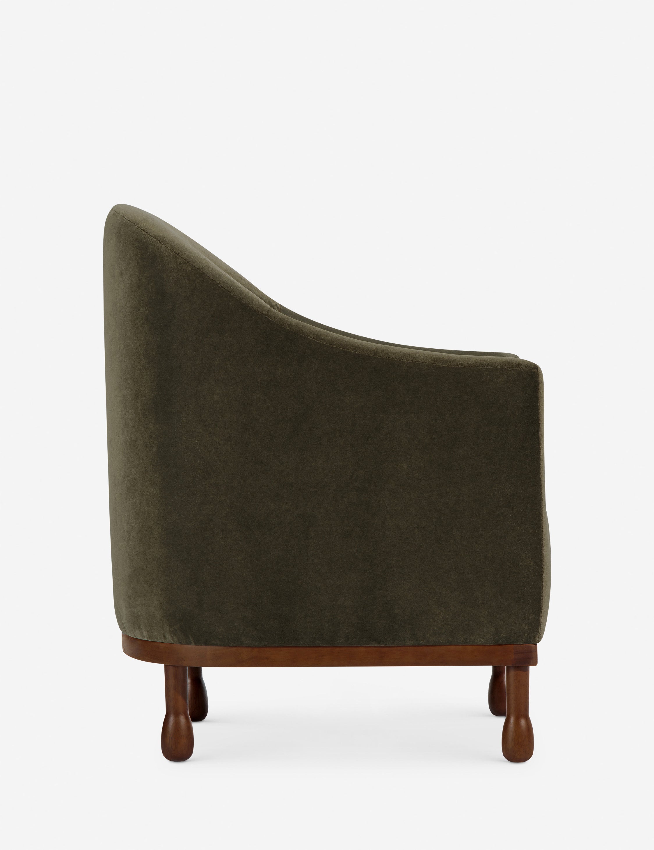 Gavin Accent Chair by Black Birch Homes x Co.House Designs - Modern Mid-Century Lounge Chair for Living Room, Bedroom & Office - Stylish Comfortable Reading Chair with Wooden Legs
