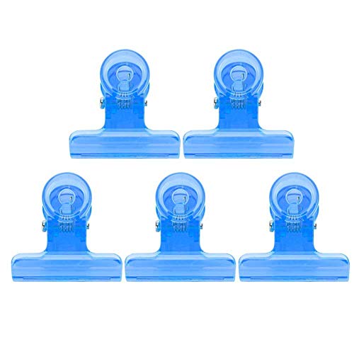 5pcs C Curve Nail Extension Clips - Multi-functional Plastic Nail Art Accessories for DIY Manicure, Nail Pinching & Fixing Tools (Blue) | Perfect for Salon Professionals & At-Home Nail Art Enthusiasts