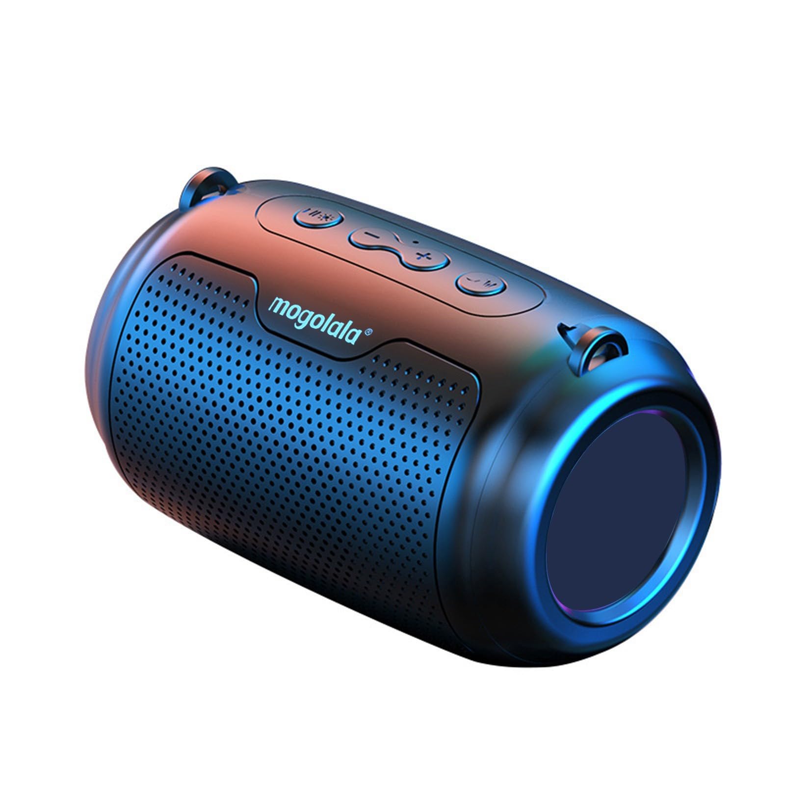 Portable Bluetooth Speaker with LED Lights - Wireless Stereo Sound, Rechargeable, Waterproof - Perfect for Outdoor, Travel, Party & Home Use