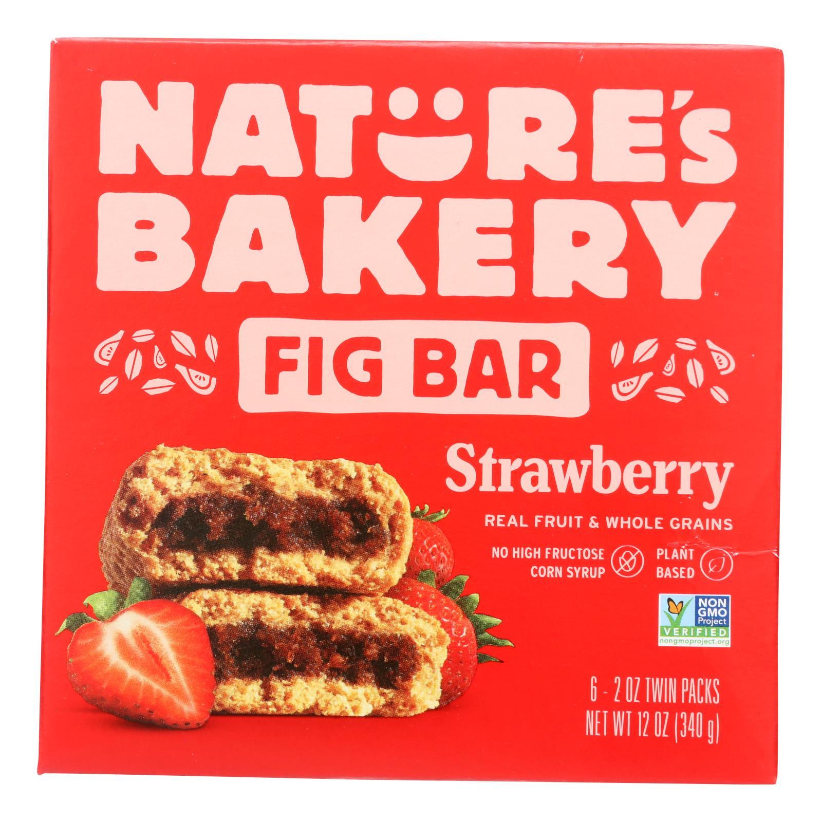 Nature's Bakery Stone Ground Whole Wheat Fig Bar - Strawberry Flavor (36 Count) | Healthy Snack Bars for Kids, Hiking & On-the-Go Energy