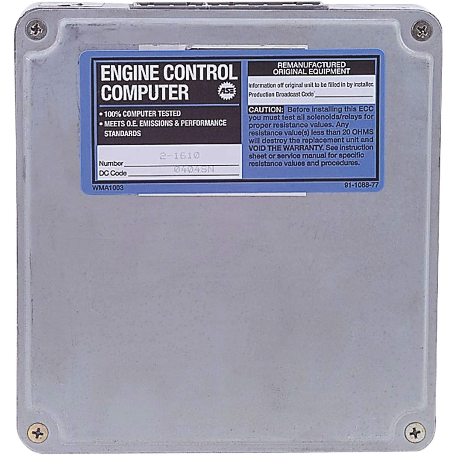 Cardone 72-1610 Remanufactured Import Engine Control Computer - Compatible with Honda, Toyota & Nissan Vehicles - Perfect for Engine Performance Tuning & ECU Replacement