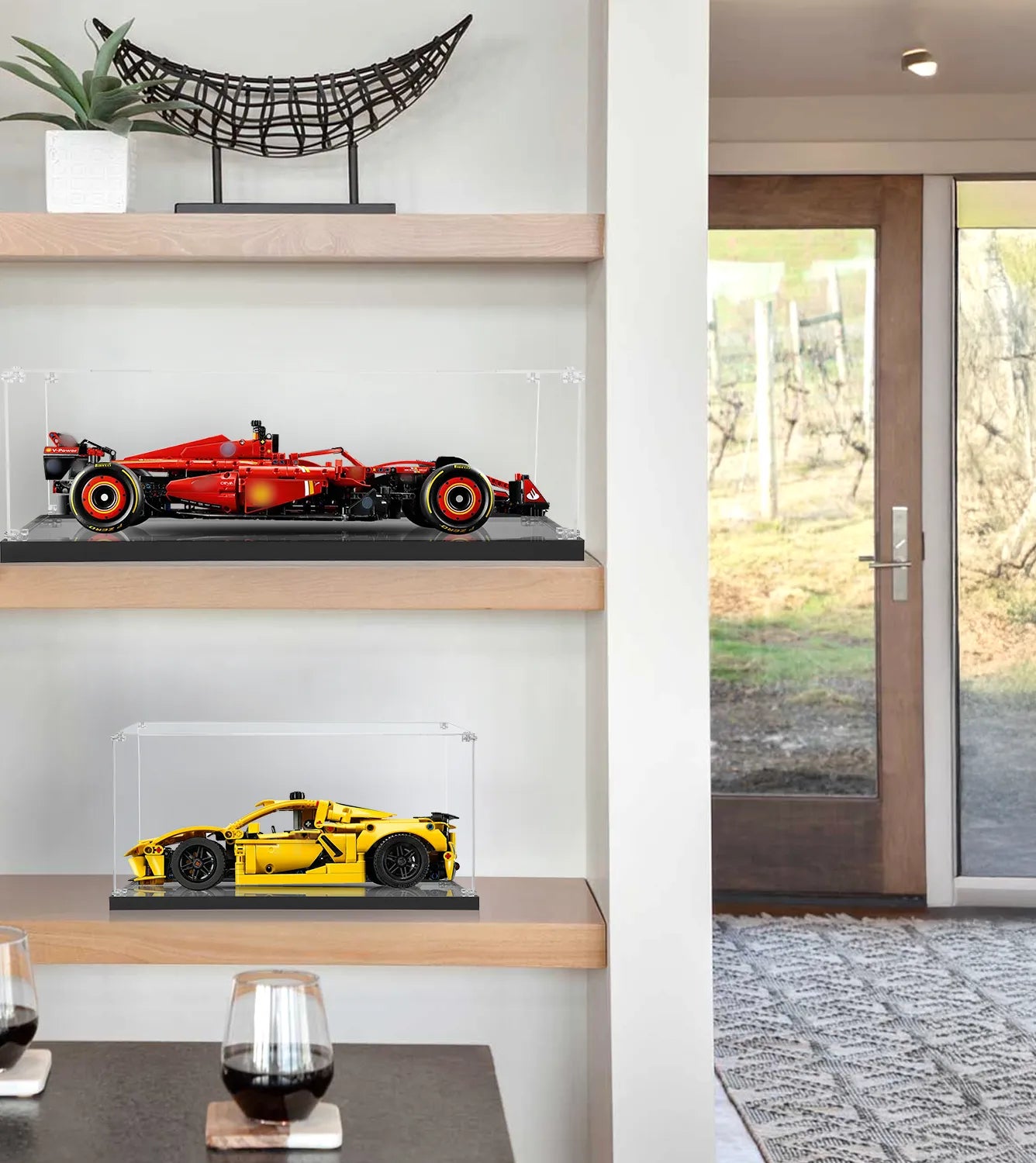 LEGO Technic™ Chevrolet Corvette Stingray 42205 Display Case - Protective Showcase for LEGO Car Models - Perfect for Collectors & Home Decor