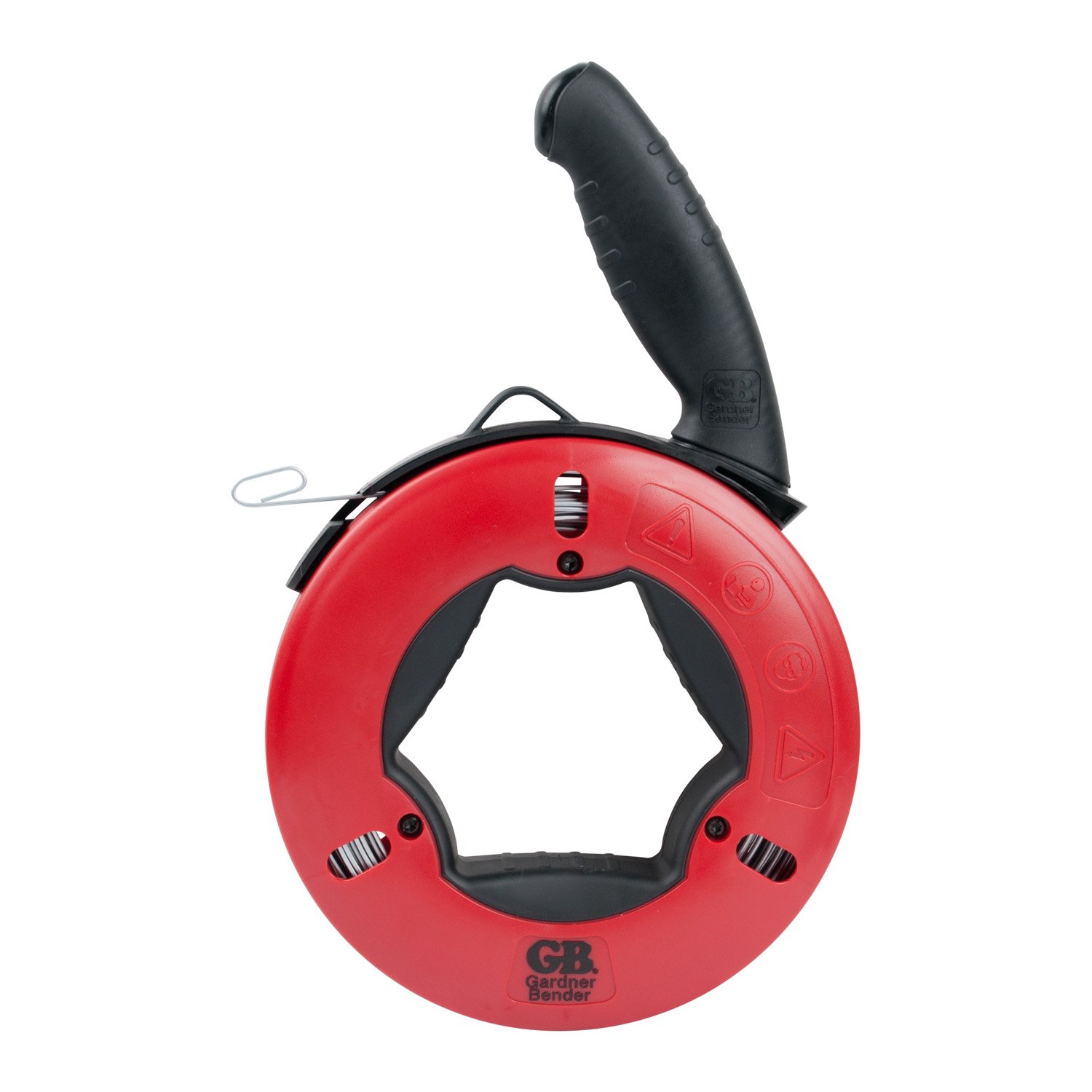 **Gardner Bender FTS-65R Fish Tape - 65ft Corrosion-Resistant Carbon Steel with Nylon/ABS Housing, Rubber Grip & Patented Handle - ⅛ Inch Width for Electrical Wiring & Cable Pulling**    *(Perfect for Electricians, DIY Home Wiring, Conduit Installation & Tough Job Sites)*
